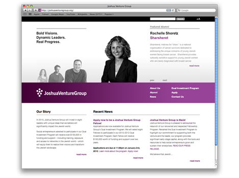 JoshuaVentureGroup homepage